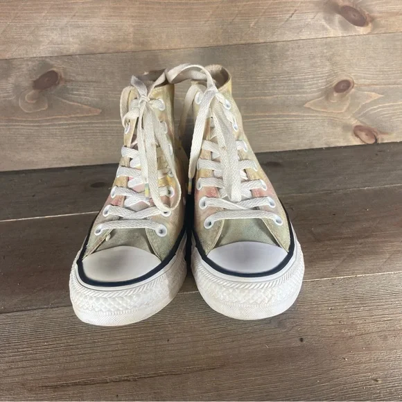Converse all star chuck Taylor Womens size 6 shoes tie dye high top sneakers - Picture 4 of 8
